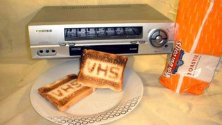 VHS Toaster Eats Breakfast, Not Tapes